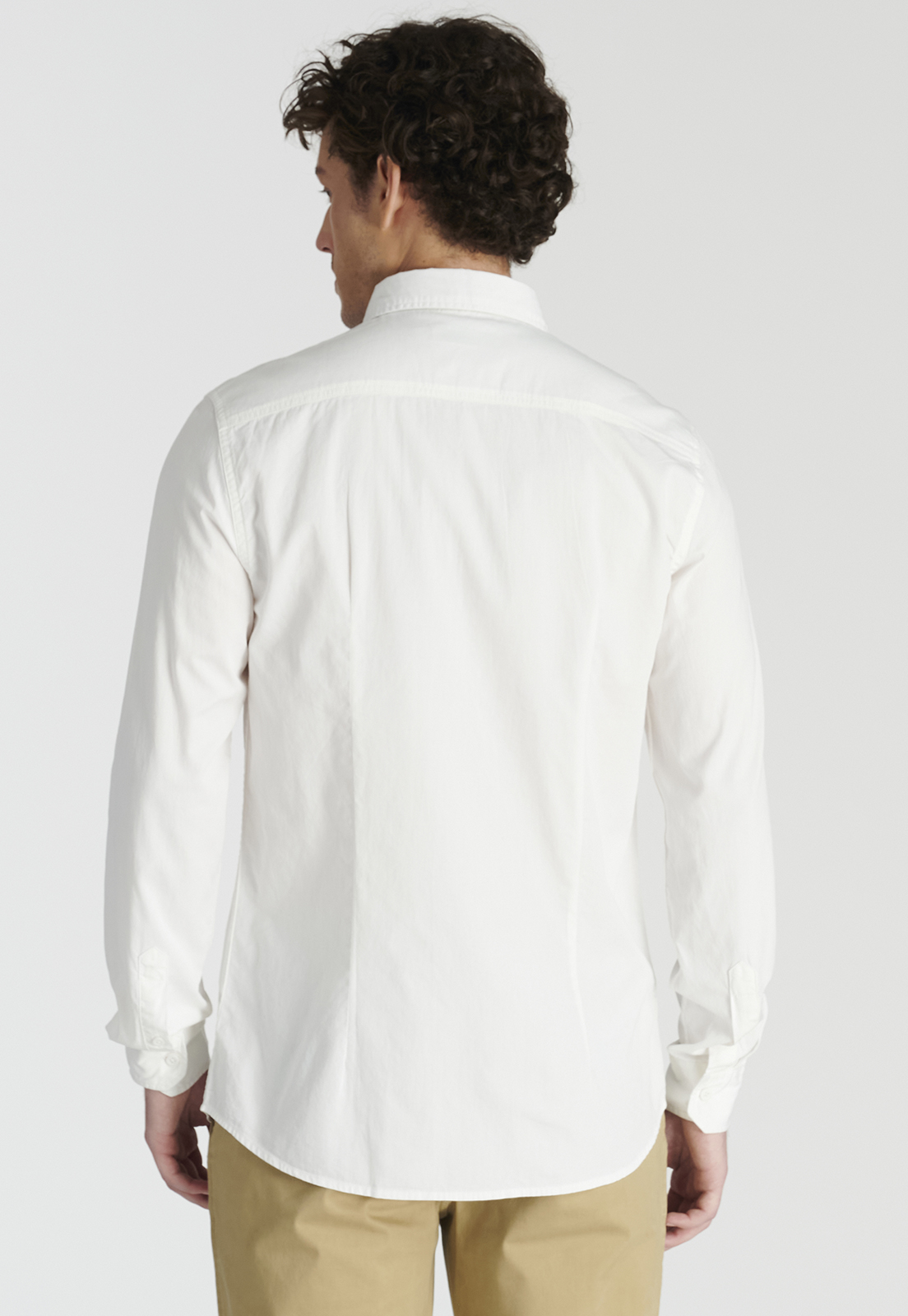 CAMISA ALGODÓN HOMBRE NEW MAN BEIGE ELY AVANT-GARDE SAND - 4