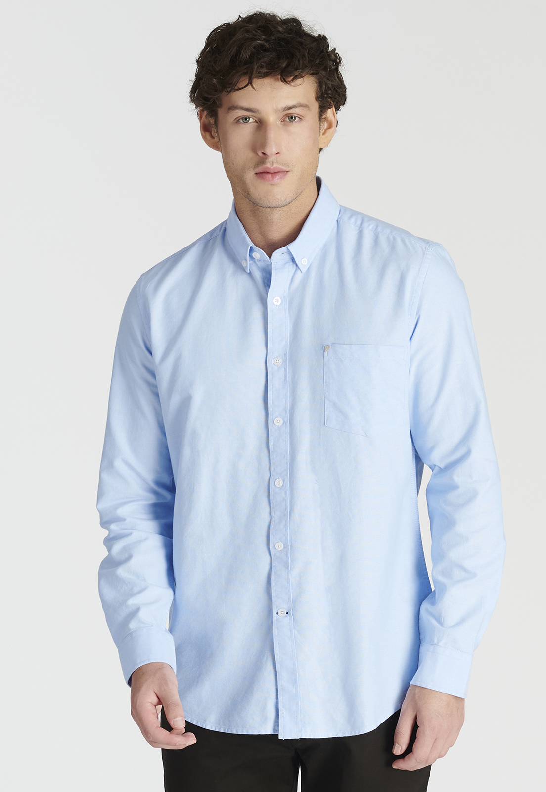 CAMISA ALGODÓN HOMBRE NEW MAN CELESTE EXETER HERITAGE SKY - 2