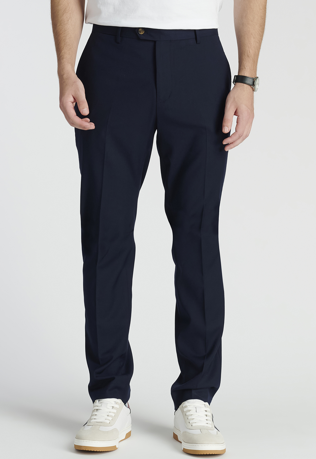 PANTALÓN HOMBRE NEW MAN AZUL CALAMO BUSINESS NAVY - 1
