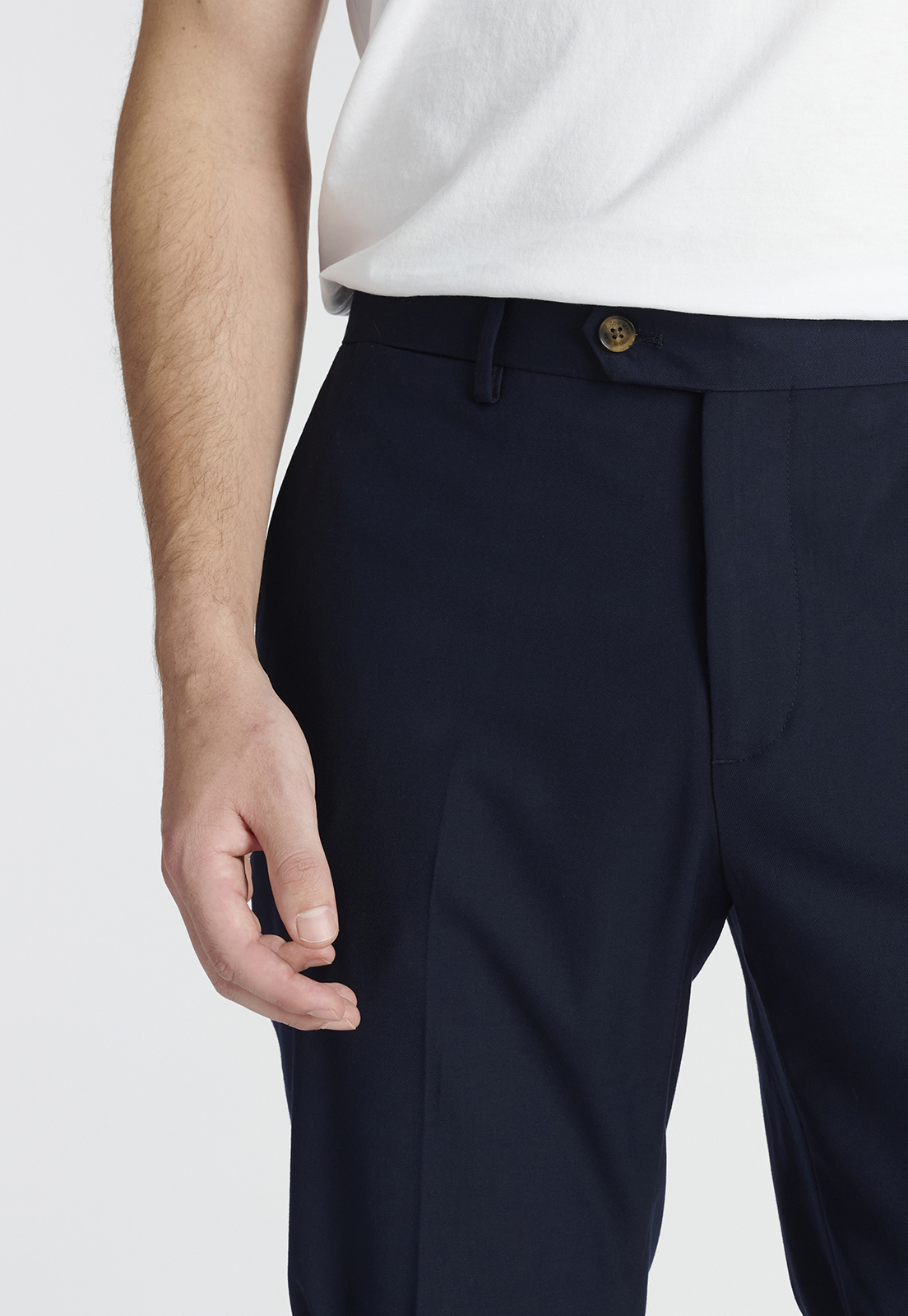 PANTALÓN HOMBRE NEW MAN AZUL CALAMO BUSINESS NAVY - 3