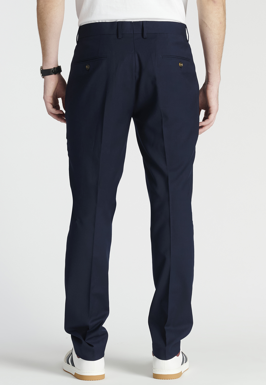 PANTALÓN HOMBRE NEW MAN AZUL CALAMO BUSINESS NAVY - 4