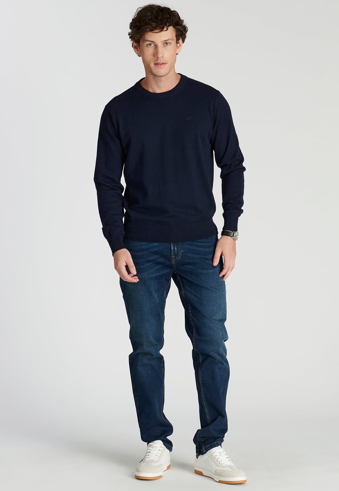 SWEATER HOMBRE NEW MAN AZUL MARINO TOLEDO HERITAGE NAVY - 2