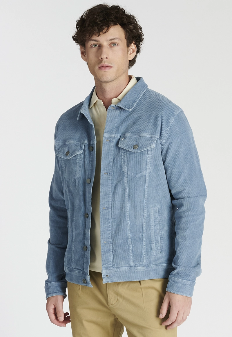 CASACA HOMBRE NEW MAN AZUL RIBERAC HERITAGE DK JEANS - 1