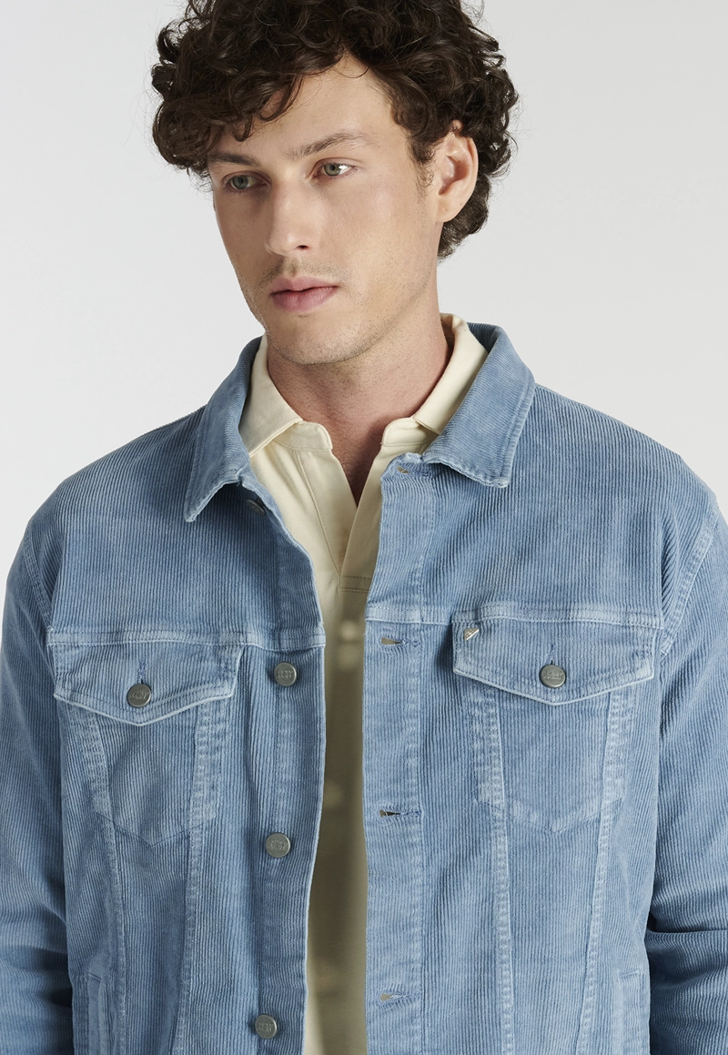 CASACA HOMBRE NEW MAN AZUL RIBERAC HERITAGE DK JEANS - 3