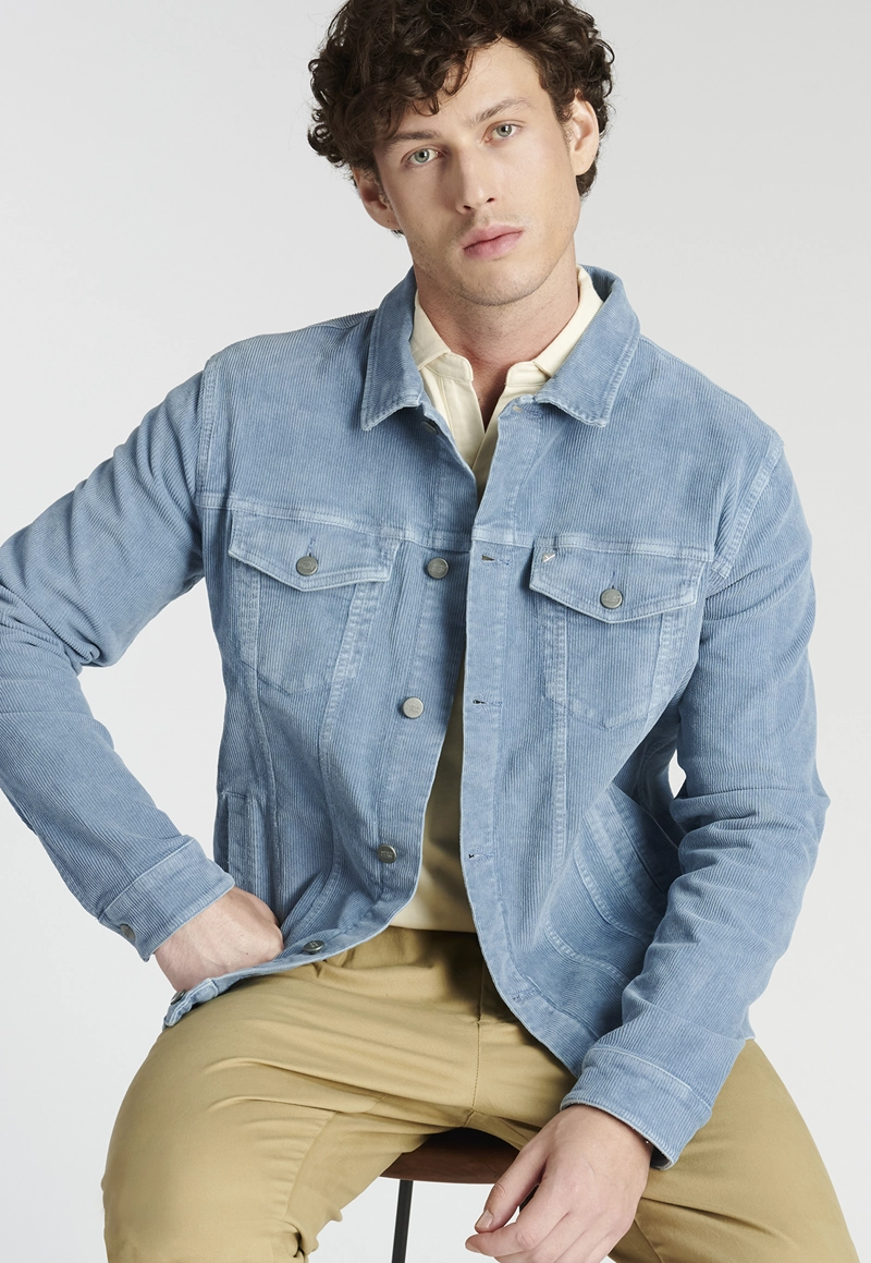 CASACA HOMBRE NEW MAN AZUL RIBERAC HERITAGE DK JEANS - 5