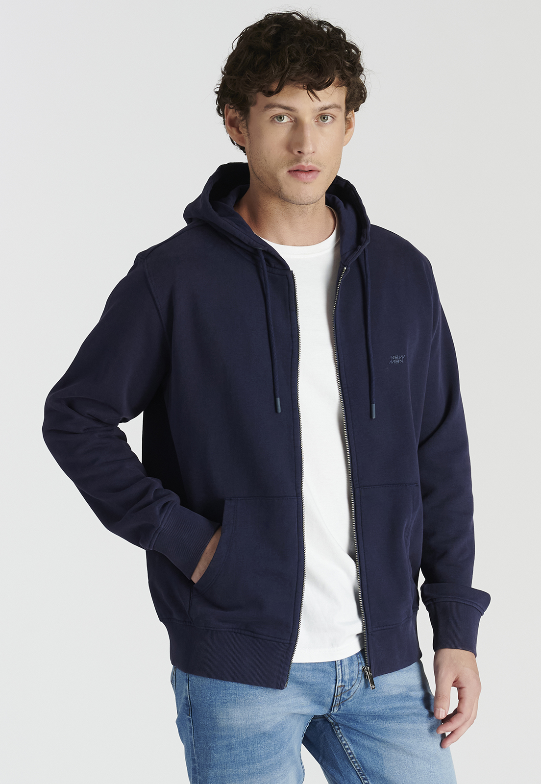 POLERÓN ALGODÓN HOMBRE NEW MAN AZUL MARINO SEGOVIA HERITAGE NAVY - 1