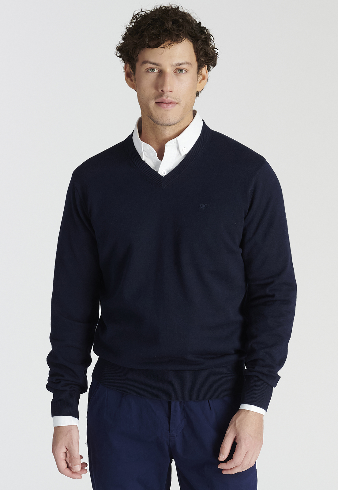 SWEATER HOMBRE NEW MAN AZUL MARINO MERIDA HERITAGE NAVY - 1
