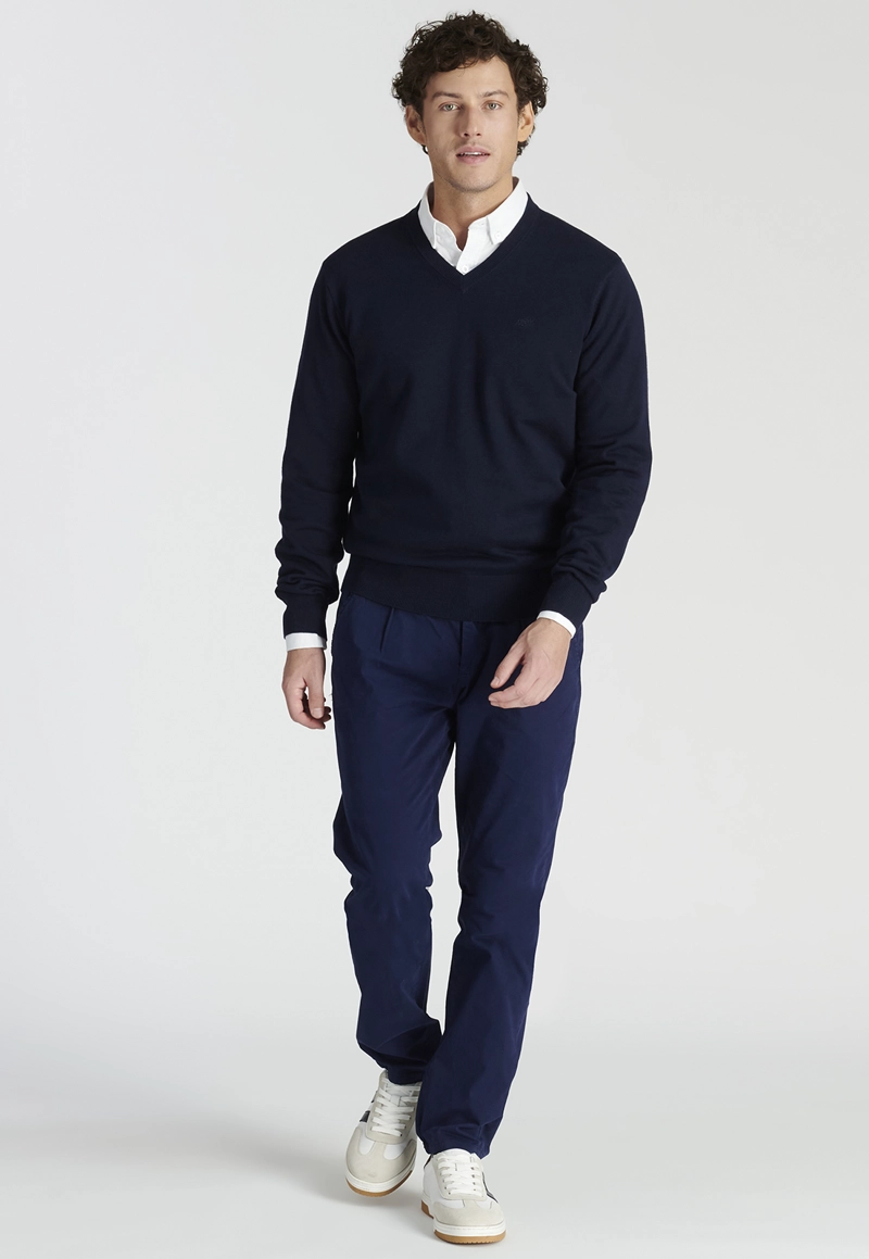SWEATER HOMBRE NEW MAN AZUL MARINO MERIDA HERITAGE NAVY - 2