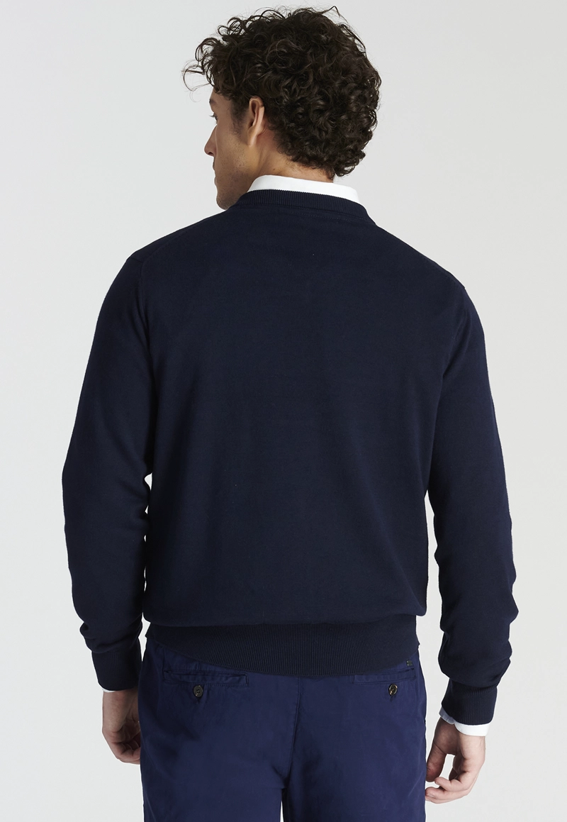 SWEATER HOMBRE NEW MAN AZUL MARINO MERIDA HERITAGE NAVY - 4