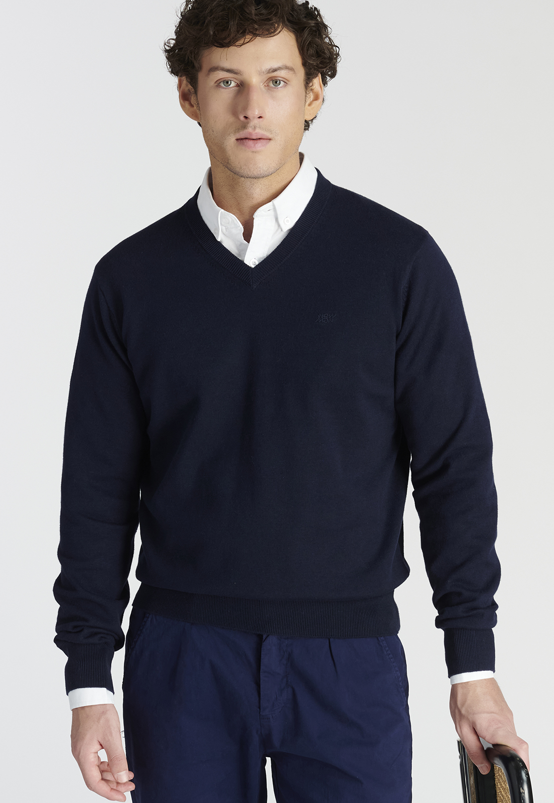 SWEATER HOMBRE NEW MAN AZUL MARINO MERIDA HERITAGE NAVY - 5