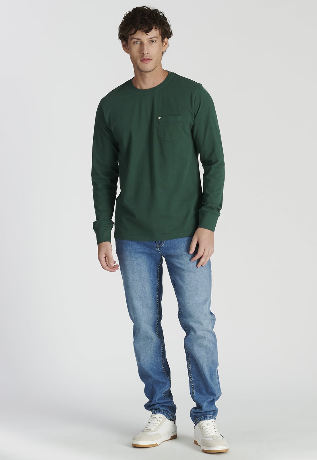POLERA ALGODÓN HOMBRE NEW MAN VERDE RIVA HERITAGE GREEN - 2