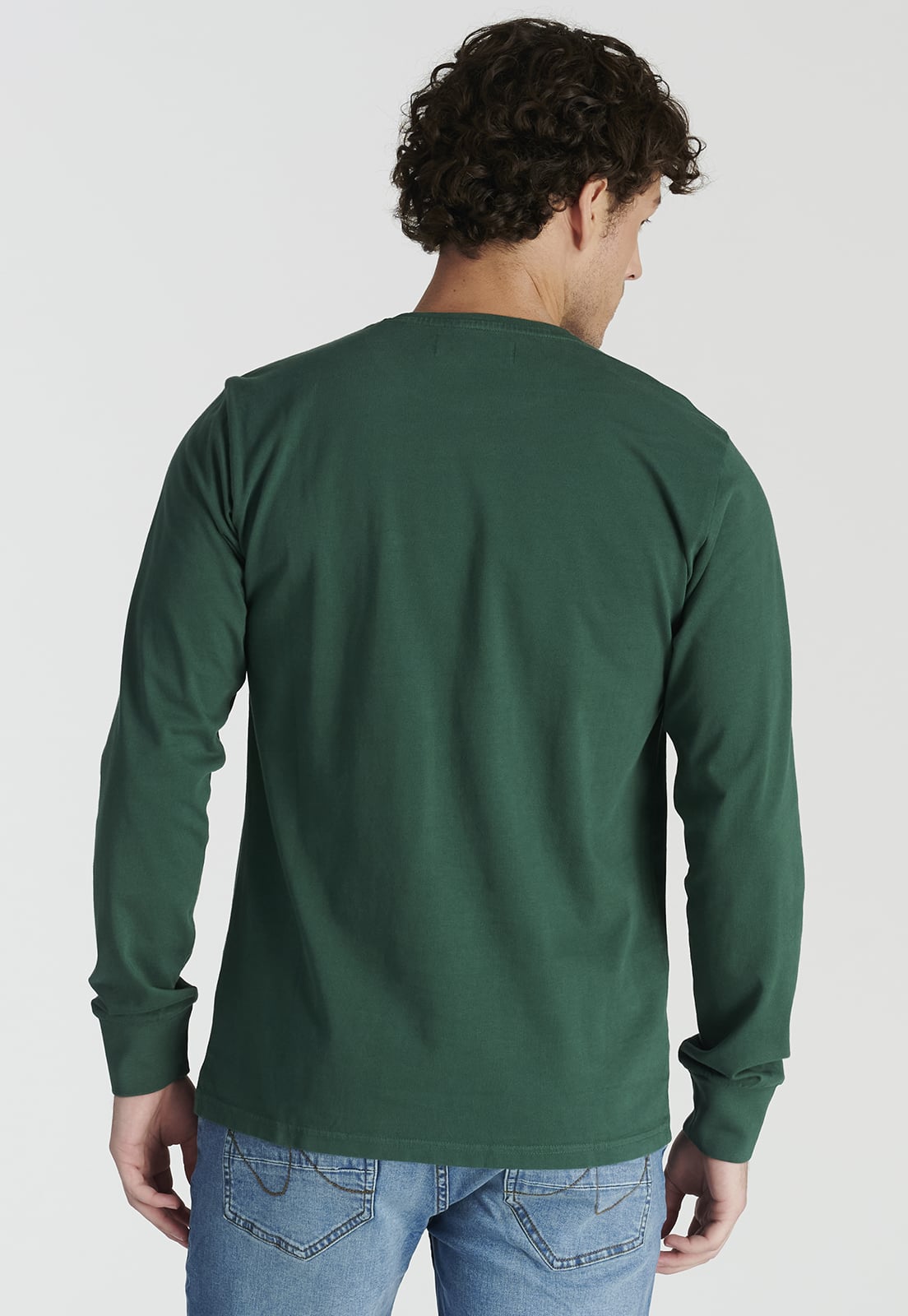 POLERA ALGODÓN HOMBRE NEW MAN VERDE RIVA HERITAGE GREEN - 4
