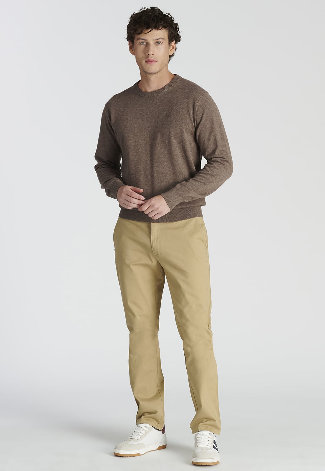 SWEATER HOMBRE NEW MAN CAFÉ TOLEDO HERITAGE TOASTED MELANGE - 2