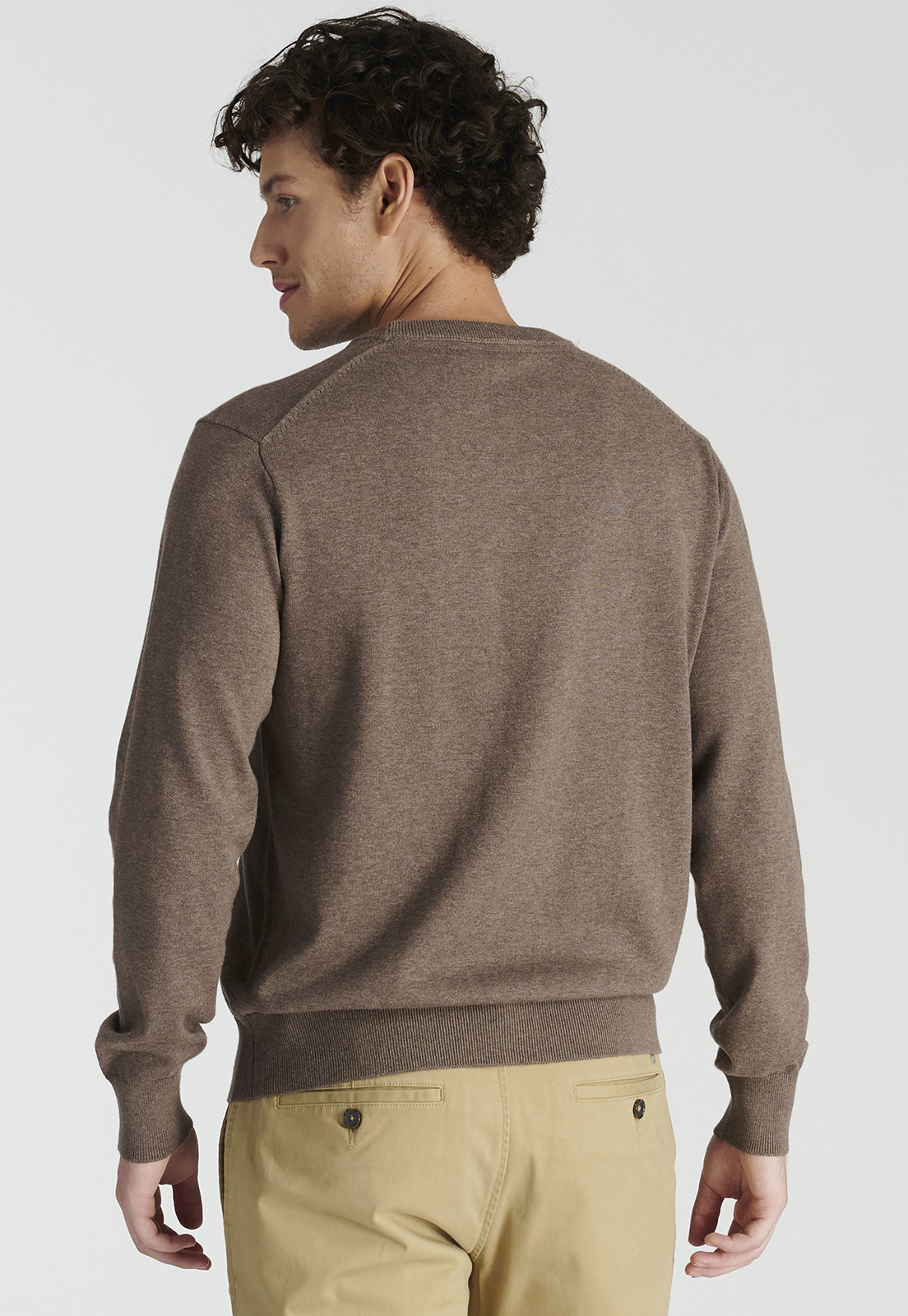 SWEATER HOMBRE NEW MAN CAFÉ TOLEDO HERITAGE TOASTED MELANGE - 4