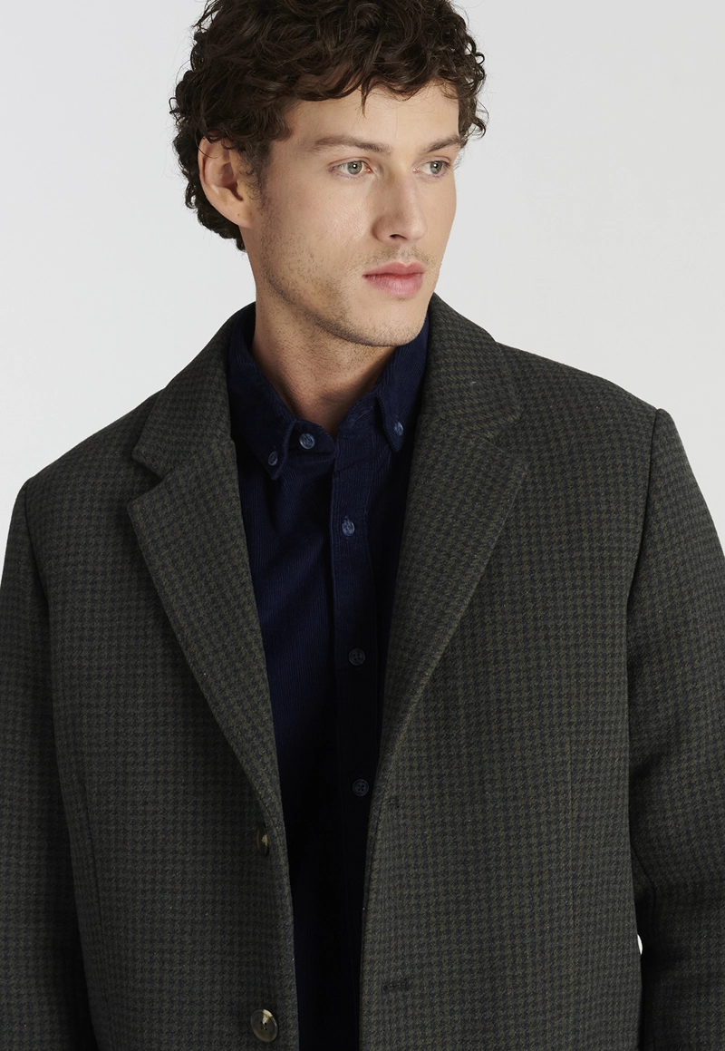 ABRIGO HOMBRE NEW MAN GRIS POITIERS AVANT-GARDE - 3