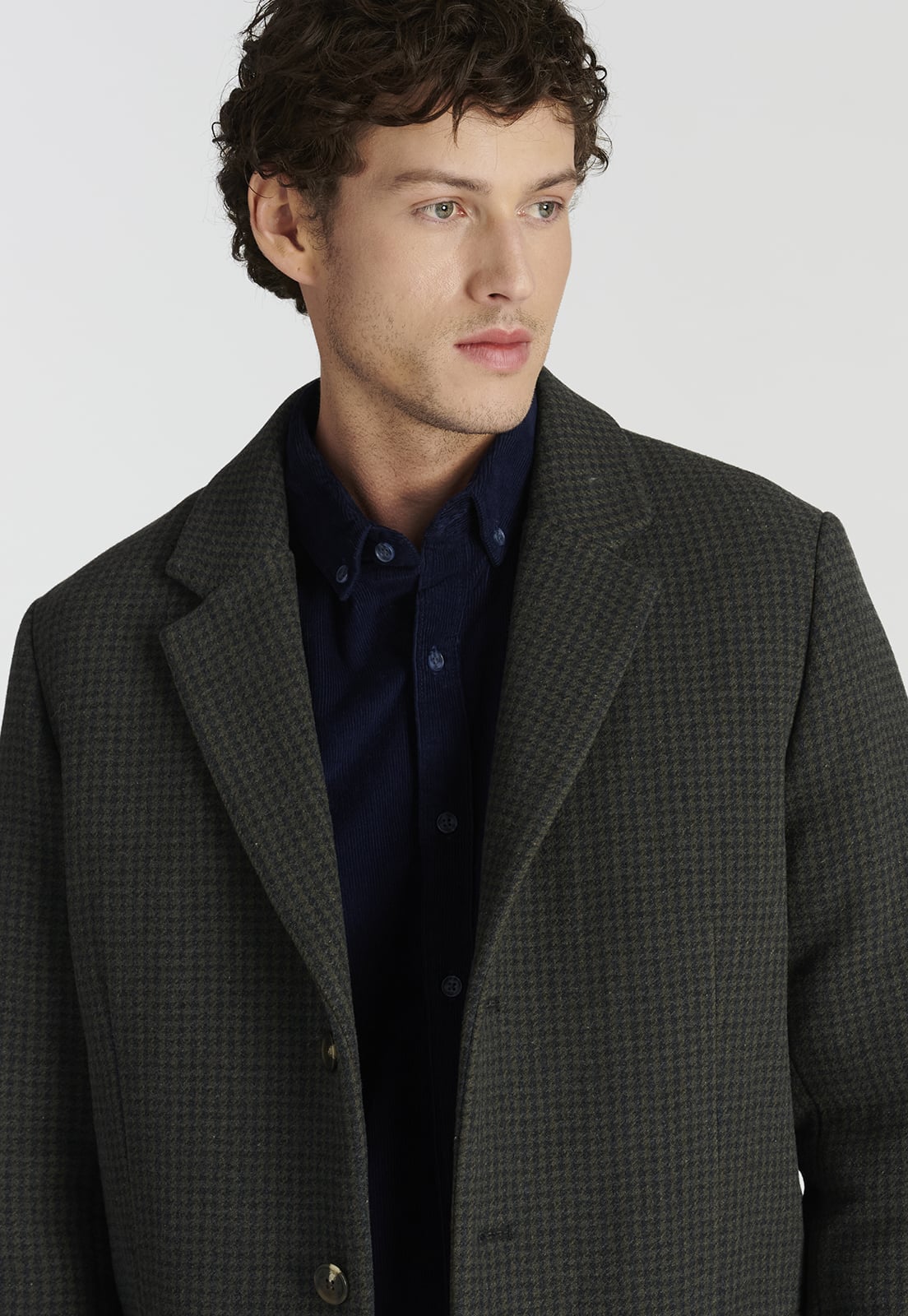 ABRIGO HOMBRE NEW MAN GRIS POITIERS AVANT-GARDE - 3