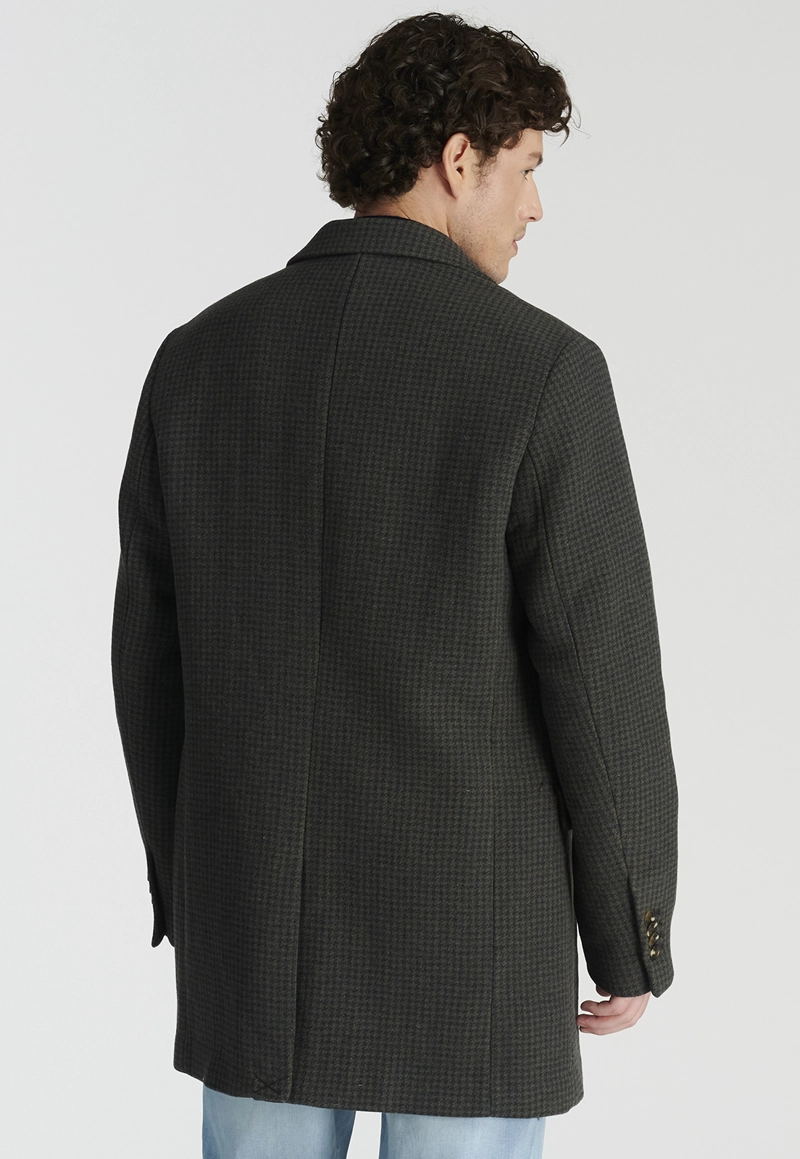 ABRIGO HOMBRE NEW MAN GRIS POITIERS AVANT-GARDE - 4