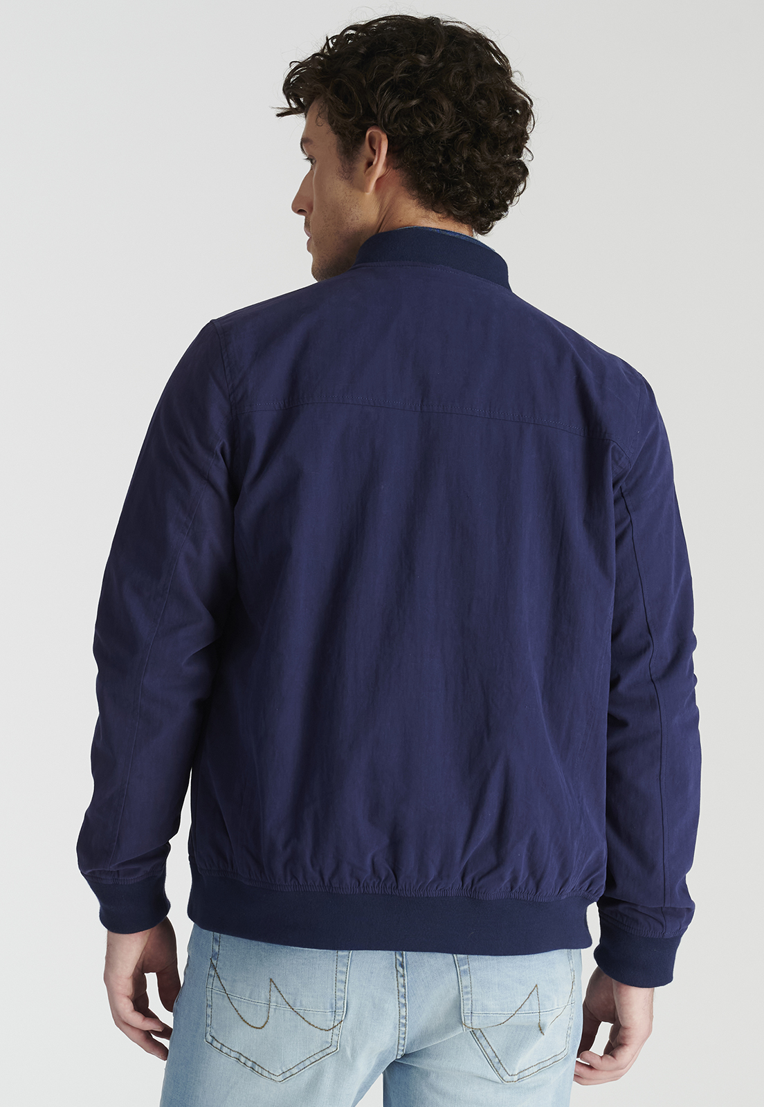 CHAQUETA HOMBRE NEW MAN AZUL MARINO BOMBER BELOVI HERITAGE NAVY - 4