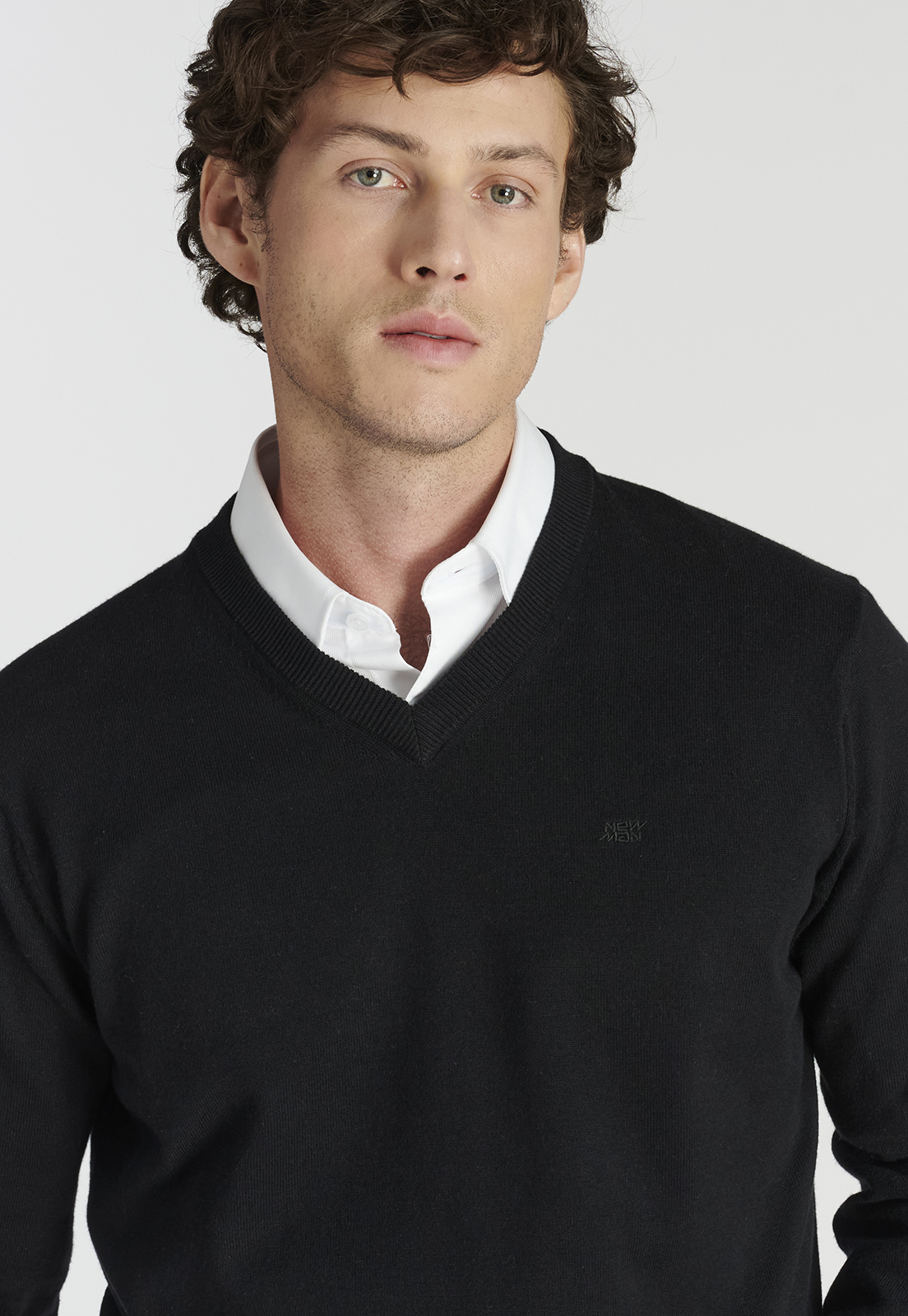 SWEATER HOMBRE NEW MAN NEGRO MERIDA HERITAGE BLACK - 3