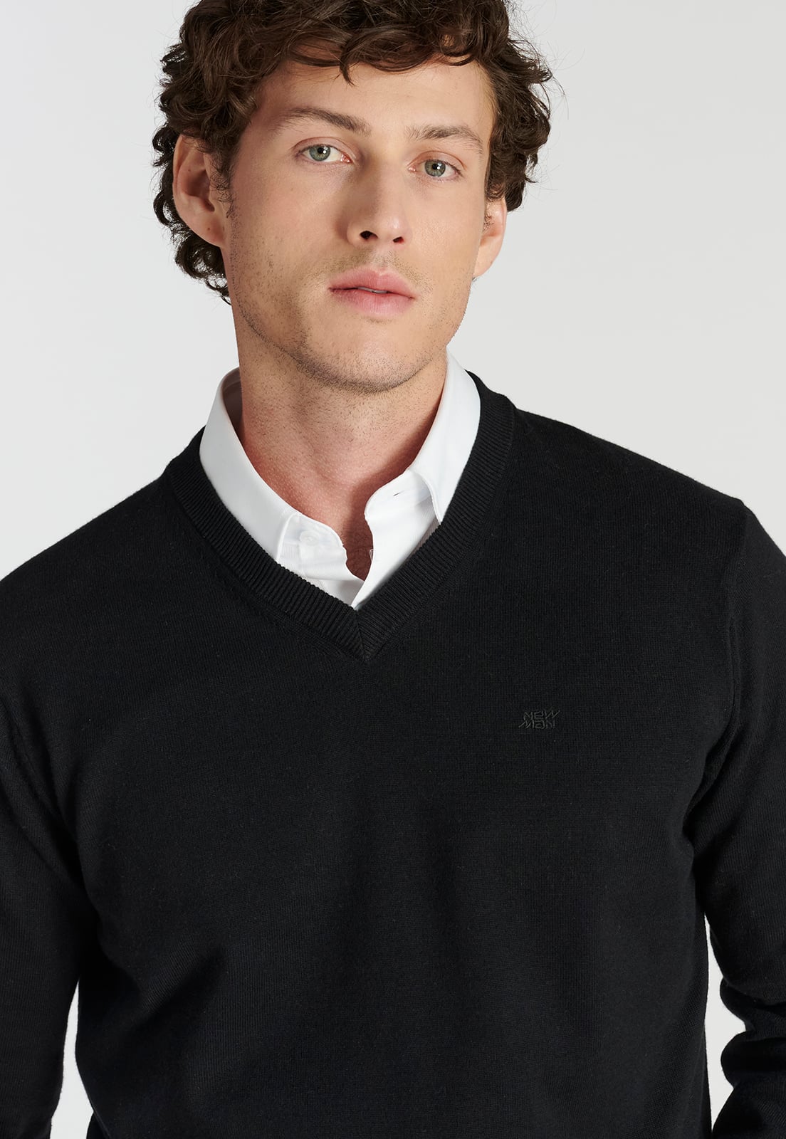 SWEATER HOMBRE NEW MAN NEGRO MERIDA HERITAGE BLACK - 3