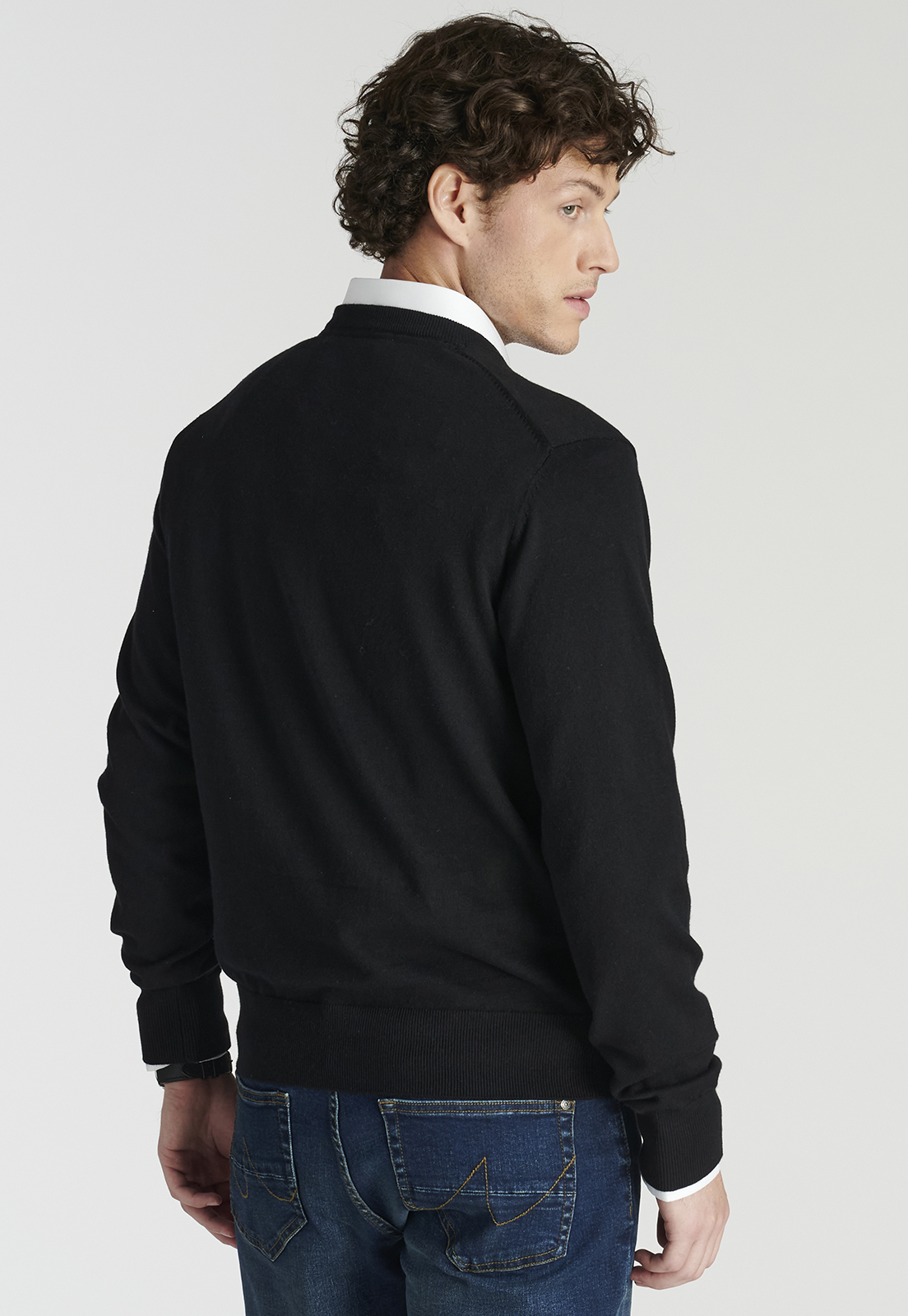 SWEATER HOMBRE NEW MAN NEGRO MERIDA HERITAGE BLACK - 4