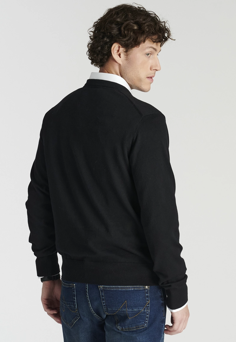 SWEATER HOMBRE NEW MAN NEGRO MERIDA HERITAGE BLACK - 4