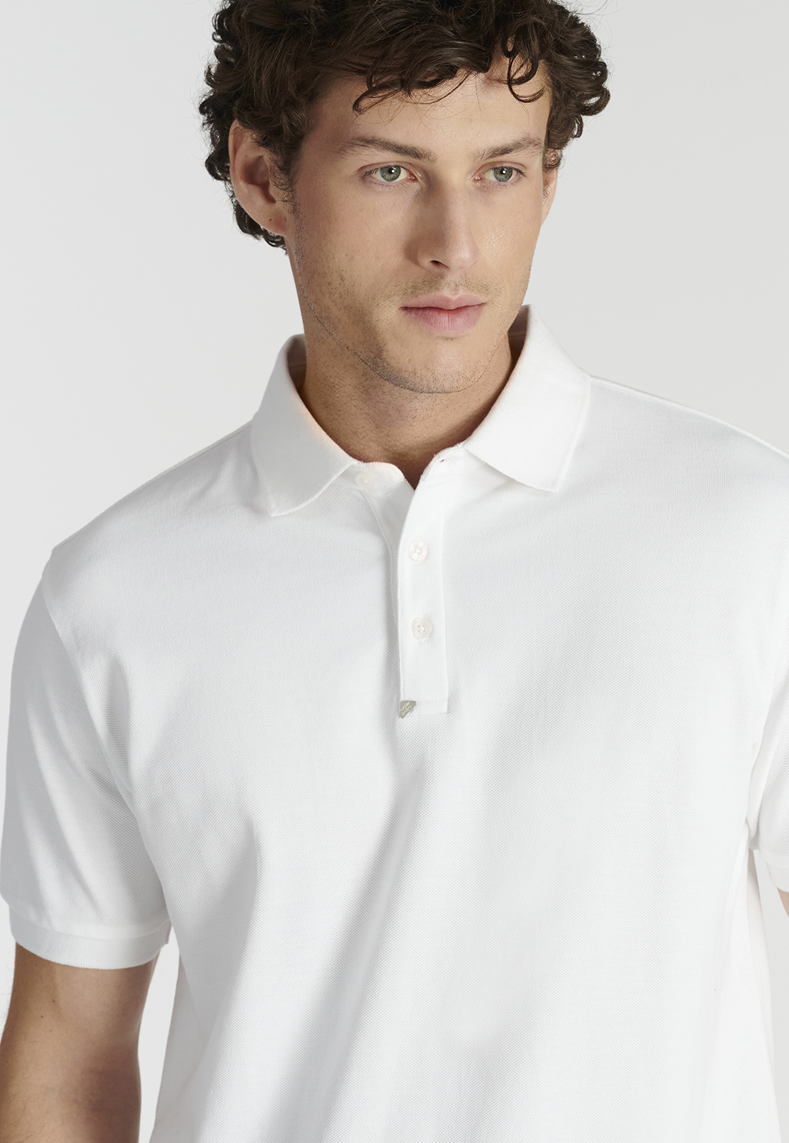POLERA ALGODÓN HOMBRE NEW MAN BLANCO POLO ROMA HERITAGE WHITE - 3