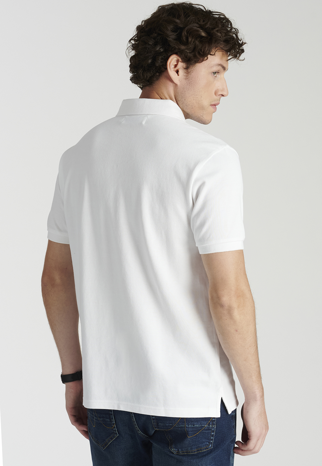 POLERA ALGODÓN HOMBRE NEW MAN BLANCO POLO ROMA HERITAGE WHITE - 4