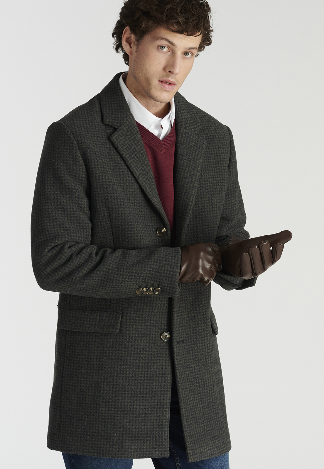 SWEATER HOMBRE NEW MAN ROJO MERIDA HERITAGE CHERRY MELANGE - 5