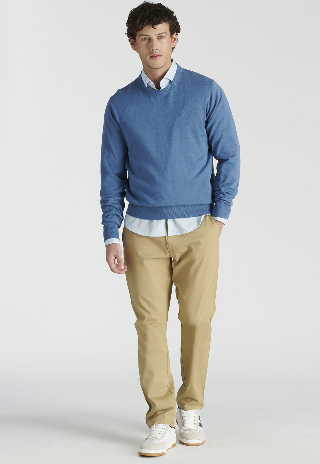 SWEATER HOMBRE NEW MAN AZUL TOLEDO HERITAGE JEANS - 2