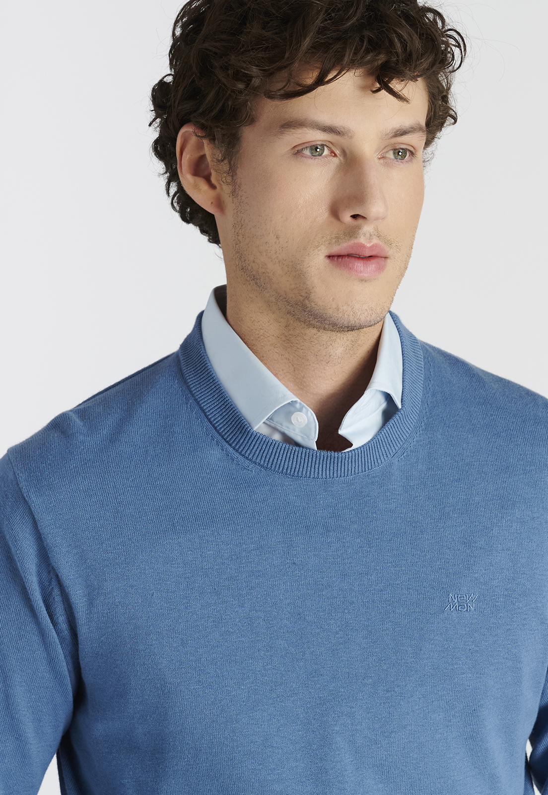 SWEATER HOMBRE NEW MAN AZUL TOLEDO HERITAGE JEANS - 3