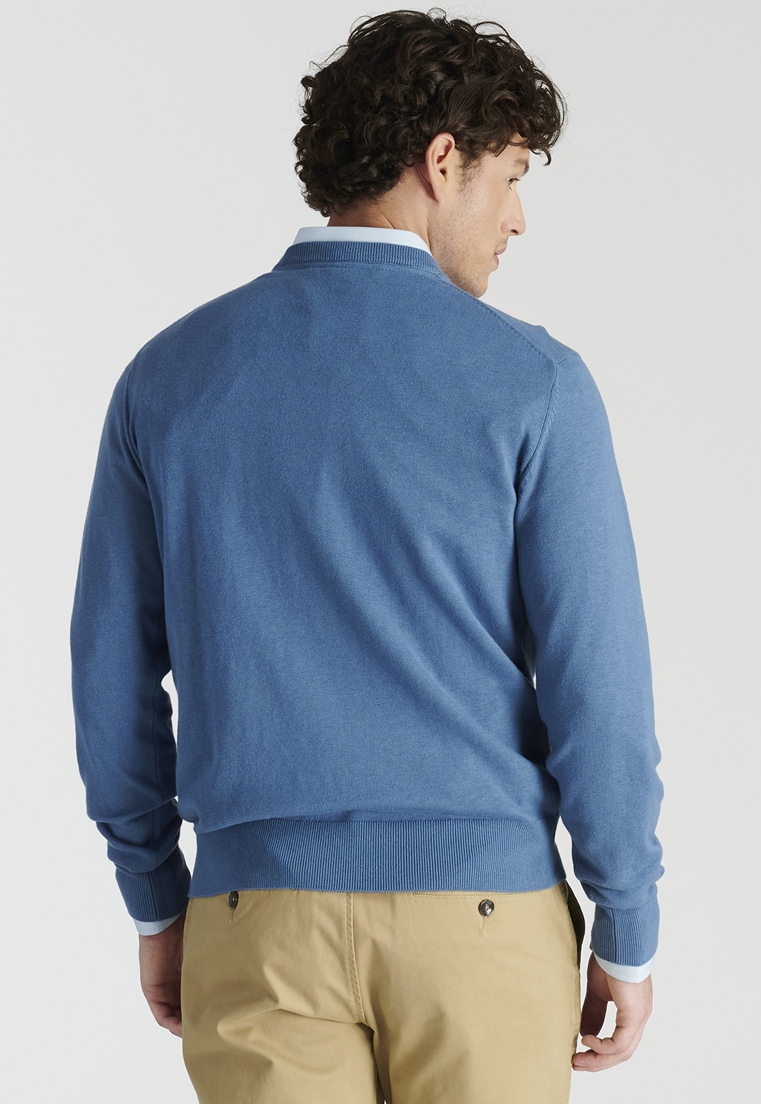 SWEATER HOMBRE NEW MAN AZUL TOLEDO HERITAGE JEANS - 4