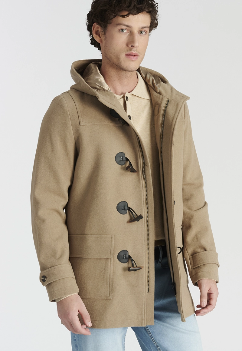 SWEATER HOMBRE NEW MAN BEIGE VIGO HERITAGE SAND MELANGE - 5