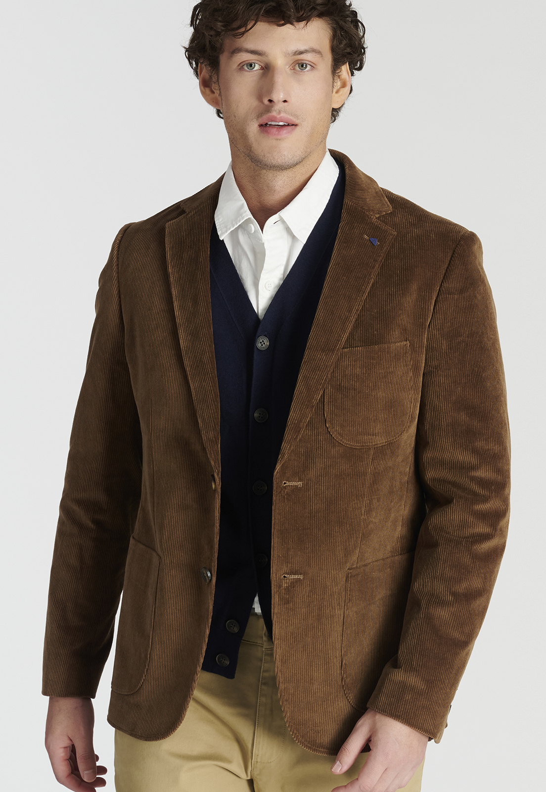 CÁRDIGAN HOMBRE NEW MAN AZUL MARINO BOIRO HERITAGE NAVY - 5