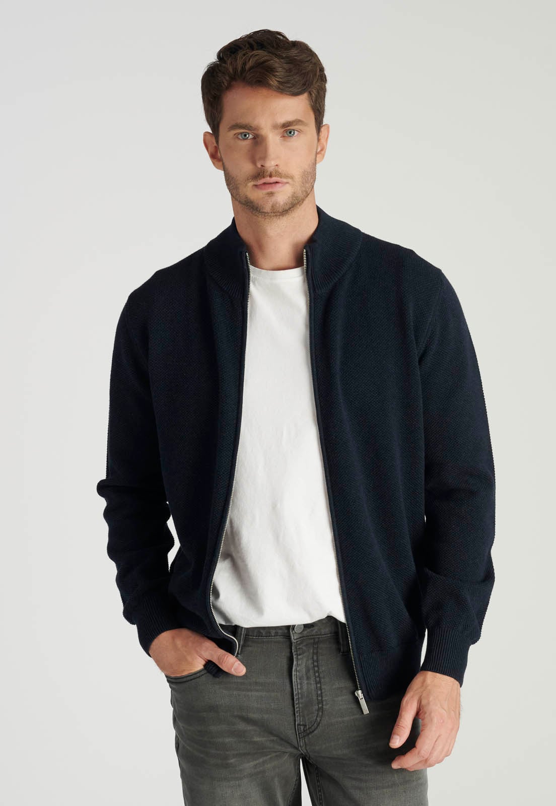 SWEATER ALMERIA HERITAGE DK NAVY - 1