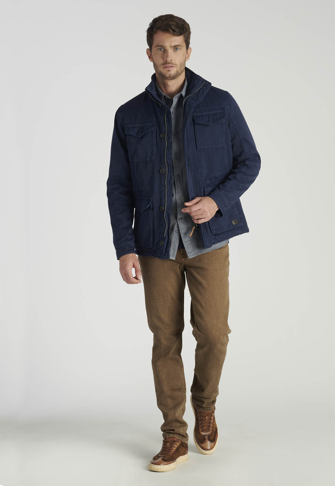 CHAQUETA WASHED AVANT-GARDE NAVY - 2