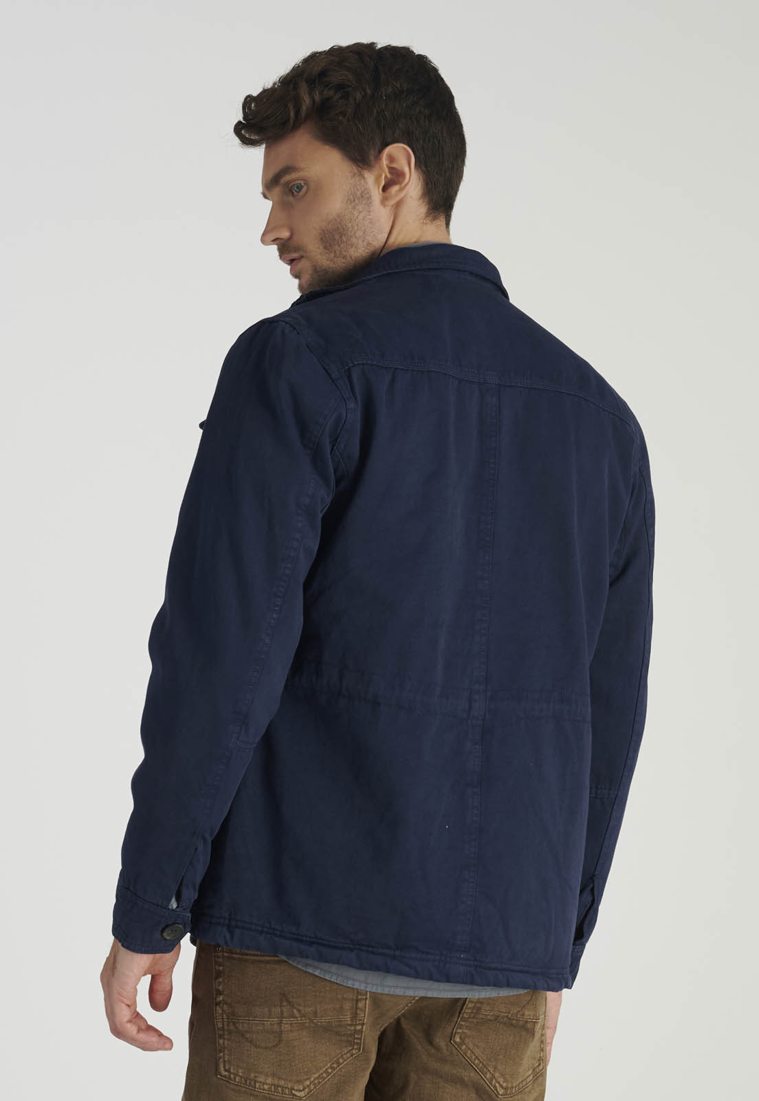 CHAQUETA WASHED AVANT-GARDE NAVY - 4