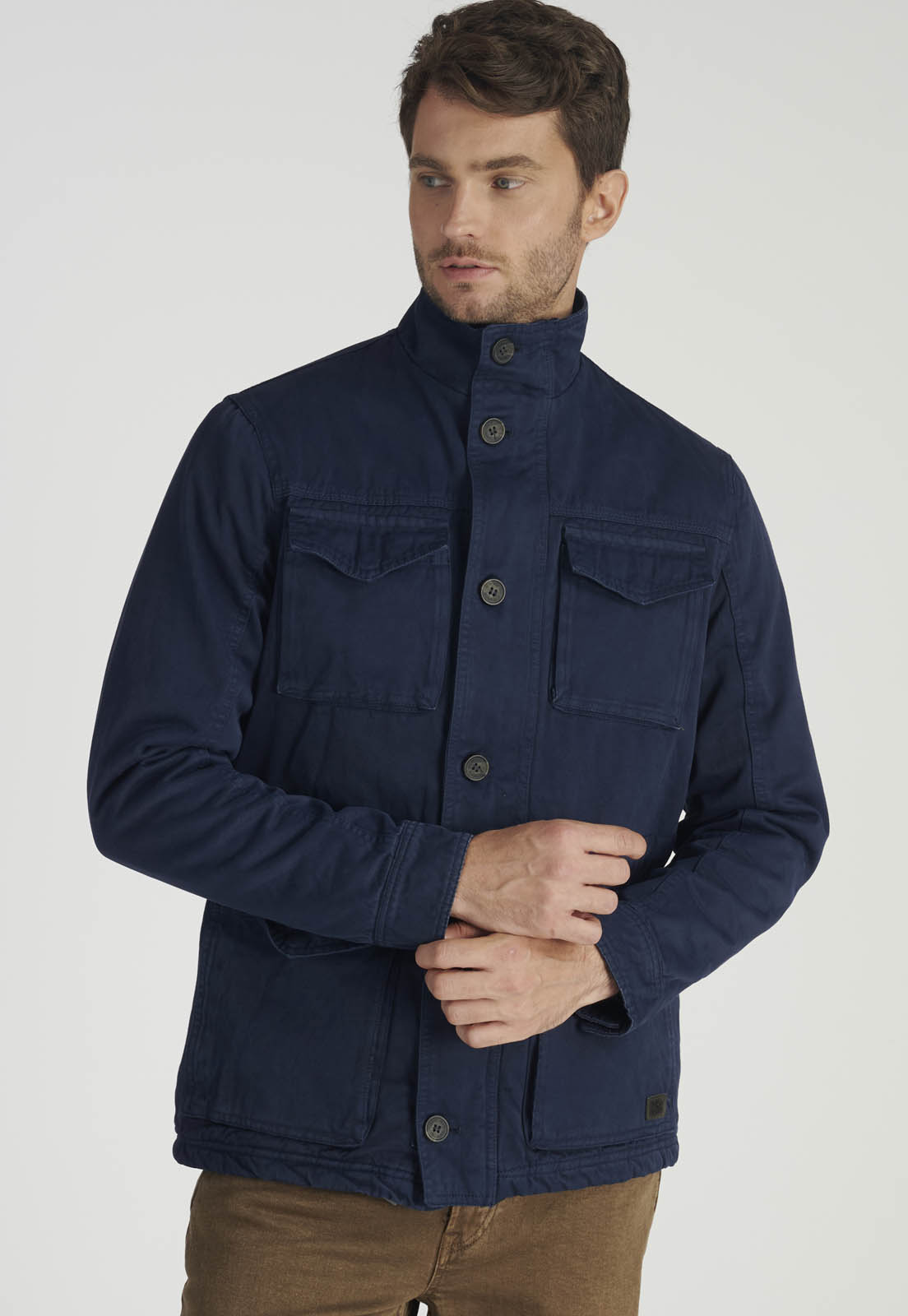 CHAQUETA WASHED AVANT-GARDE NAVY - 5