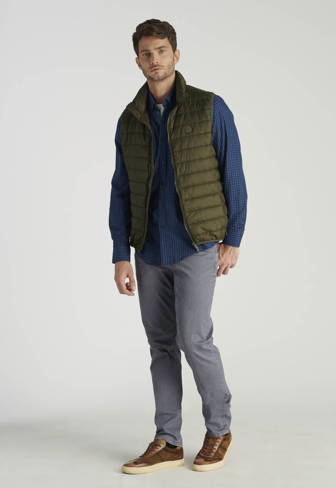 VEST PONTIVY HERITAGE KHAKI - 2