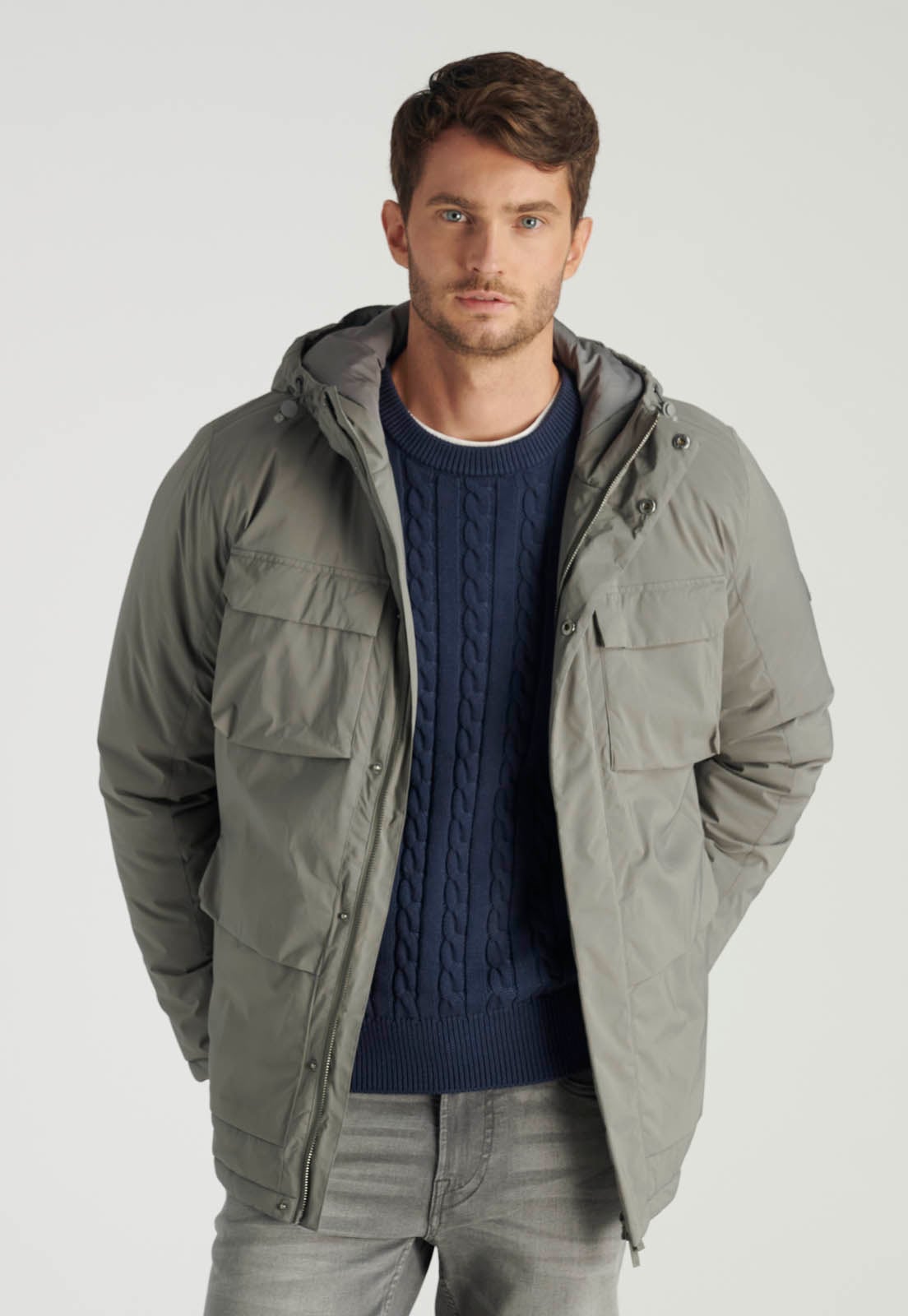 PARKA MONTAGNE HERITAGE GRAPHITE - 1