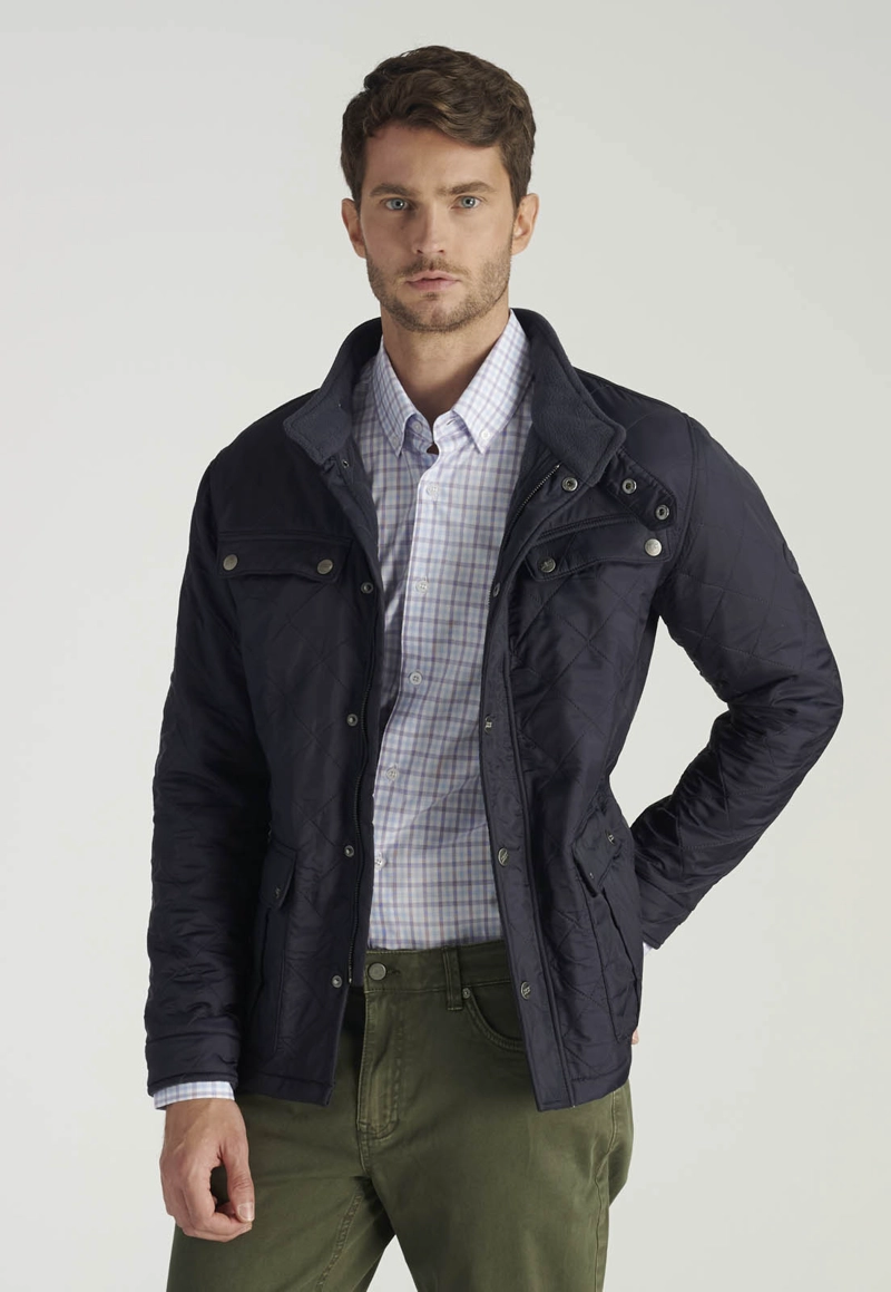 CHAQUETA BASOLS HERITAGE NAVY - 1