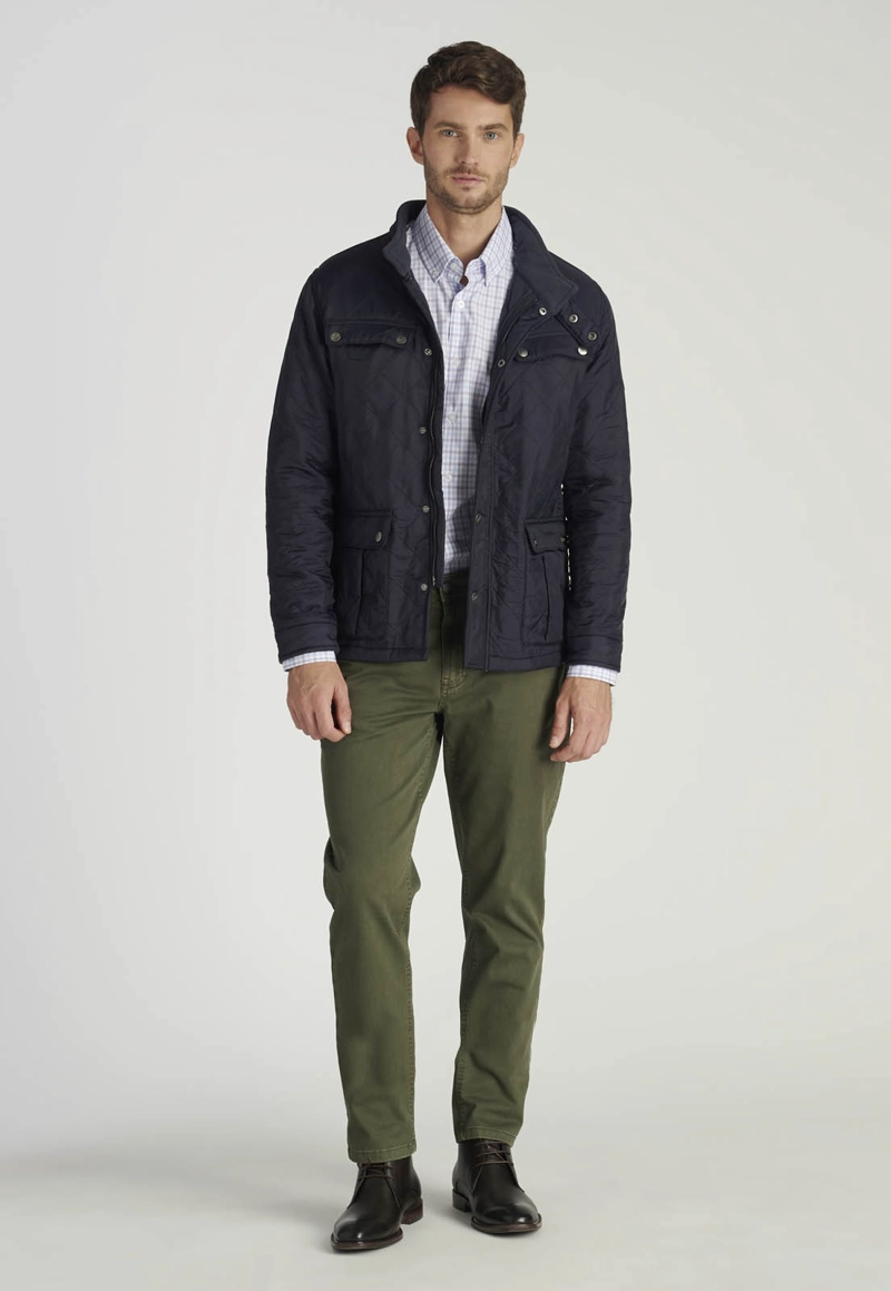 CHAQUETA BASOLS HERITAGE NAVY - 2