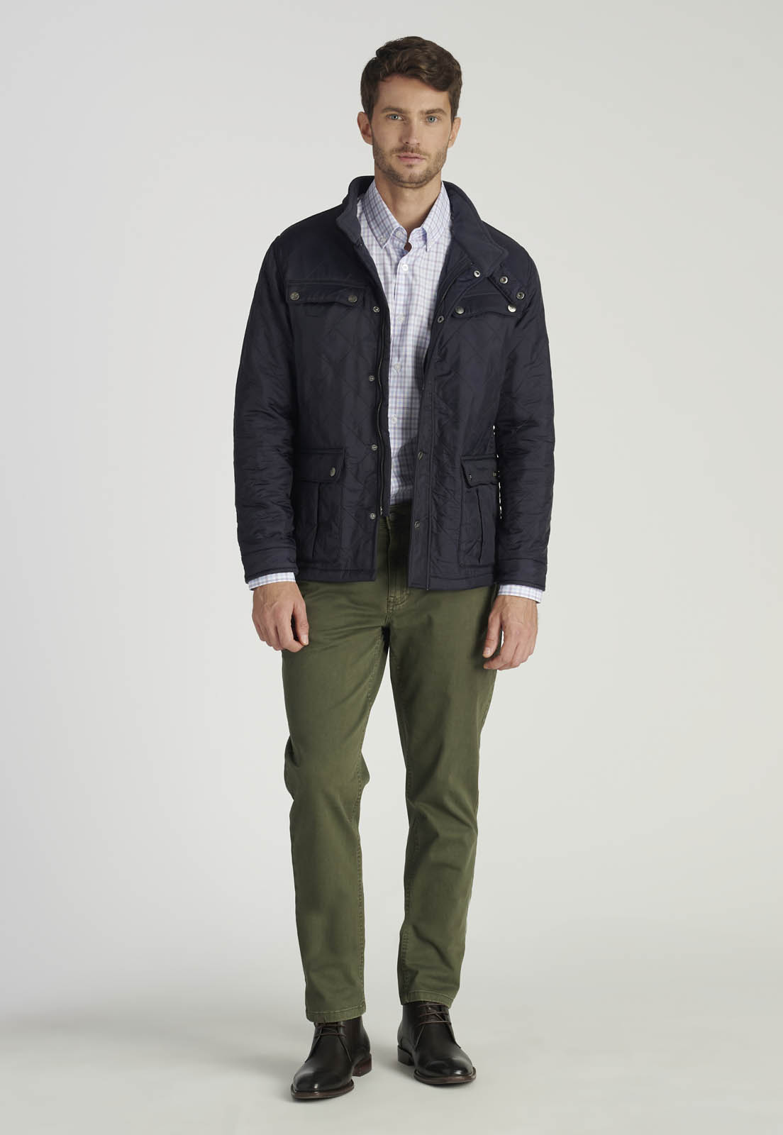 CHAQUETA BASOLS HERITAGE NAVY - 2