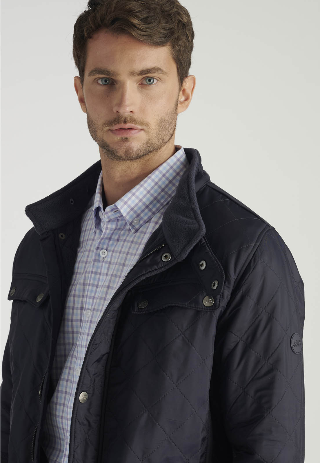 CHAQUETA BASOLS HERITAGE NAVY - 3