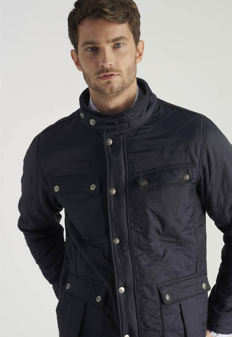 CHAQUETA BASOLS HERITAGE NAVY - 5