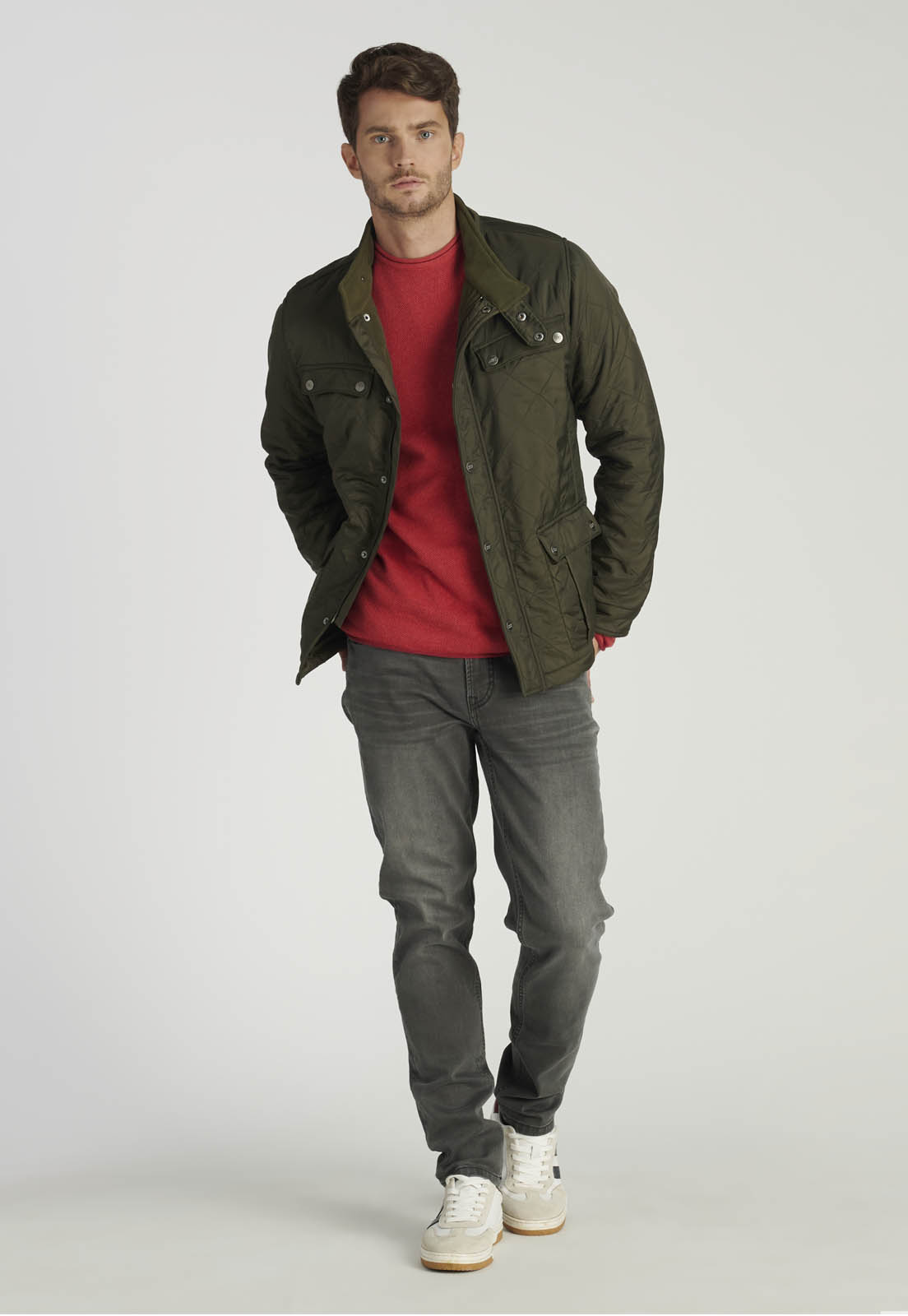 CHAQUETA BASOLS HERITAGE KHAKI - 2