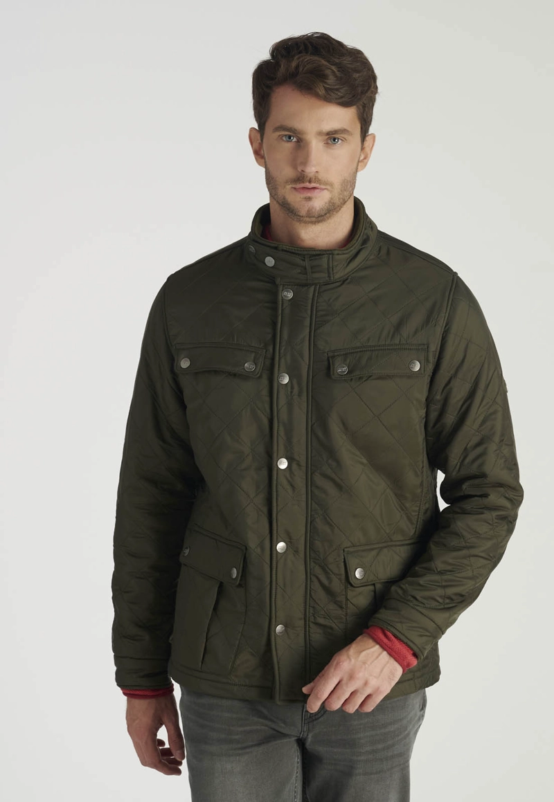 CHAQUETA BASOLS HERITAGE KHAKI - 5