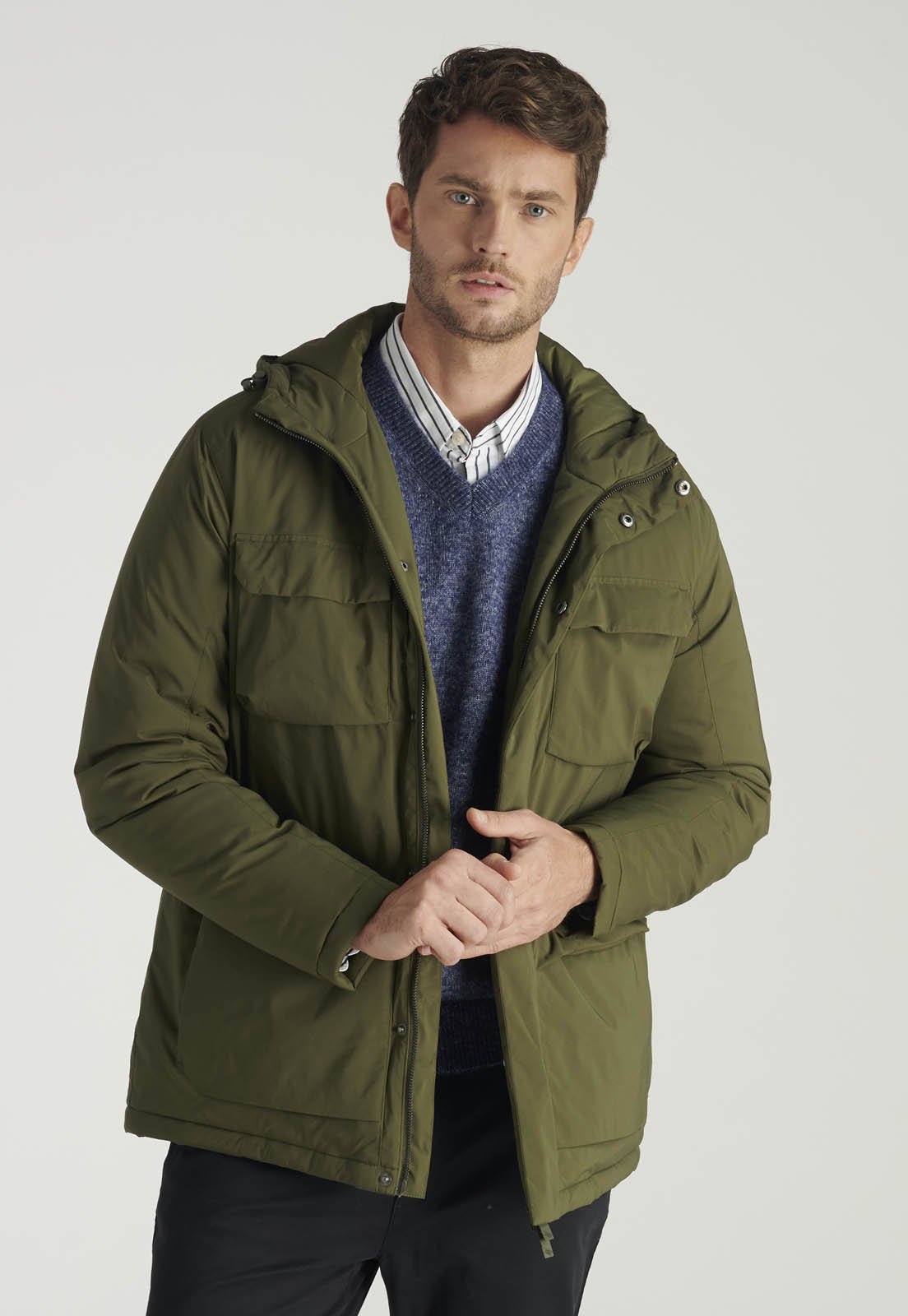 PARKA MONTAGNE HERITAGE KHAKI - 1