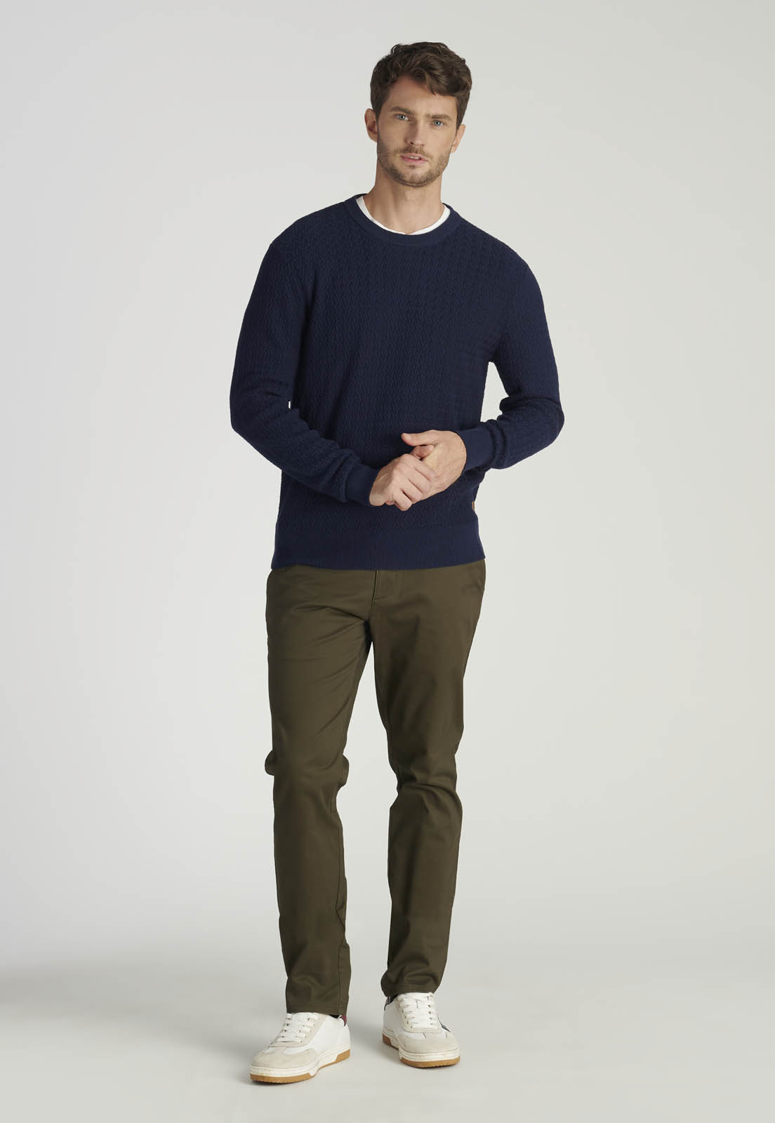 SWEATER LEON HERITAGE NAVY - 2