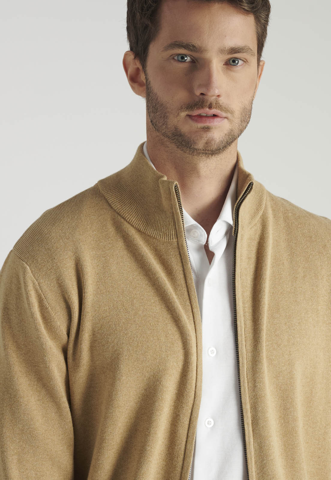 SWEATER GRANADA HERITAGE CAMEL MELANGE - 3